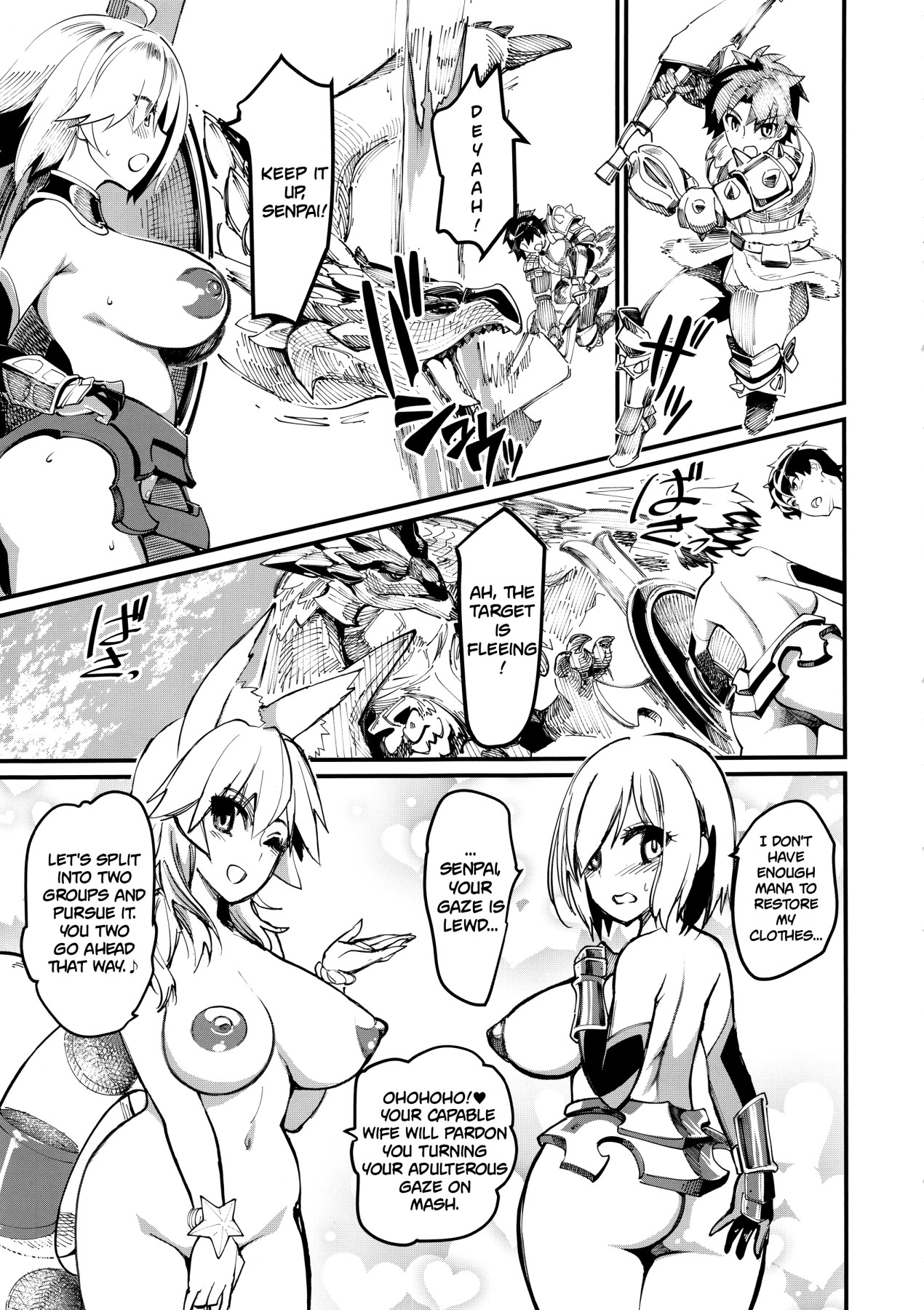 Hentai Manga Comic-Mash  and Tamamo and Master Hunting-Read-8